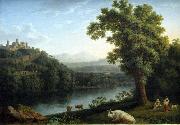 Jacob Philipp Hackert River Landscape oil